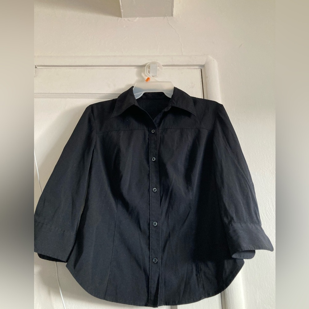 Black Button-Up Shirt